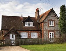 Brick And Flint House Royalty Free Stock Photo Brick And Flint House Royalty Free Stock Photo