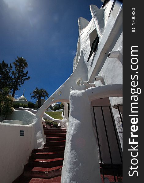 Casapueblo is the definitive tourist symbol of Punta del Este and one of the most popular resorts in all of Uruguay. The versatile Uruguayan artist, Carlos Paez Vilaró, created Casapueblo. His main objective was to create a sculpture in which he could actually live, where he would have the chance to paint in artistic surroundings and yet be able to socialize with friends. Casapueblo is the definitive tourist symbol of Punta del Este and one of the most popular resorts in all of Uruguay. The versatile Uruguayan artist, Carlos Paez Vilaró, created Casapueblo. His main objective was to create a sculpture in which he could actually live, where he would have the chance to paint in artistic surroundings and yet be able to socialize with friends.