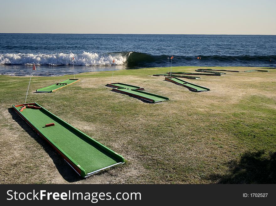 Mini Golf And Sea