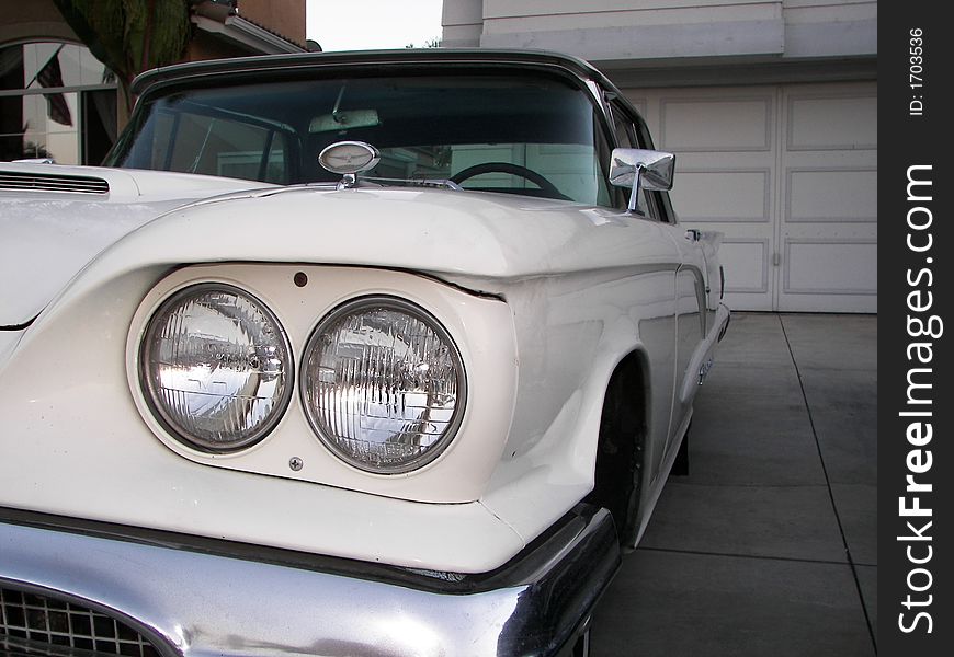 My husband bought this old 1960 Thunderbird to fix up.