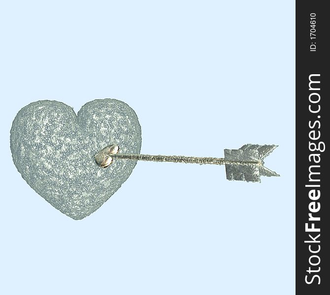 Cupid's arrow attempting to pierce a Heart with ice.
So cold Cupid's arrow has iced over.
Isolated on a light blue background. Cupid's arrow attempting to pierce a Heart with ice.
So cold Cupid's arrow has iced over.
Isolated on a light blue background.
