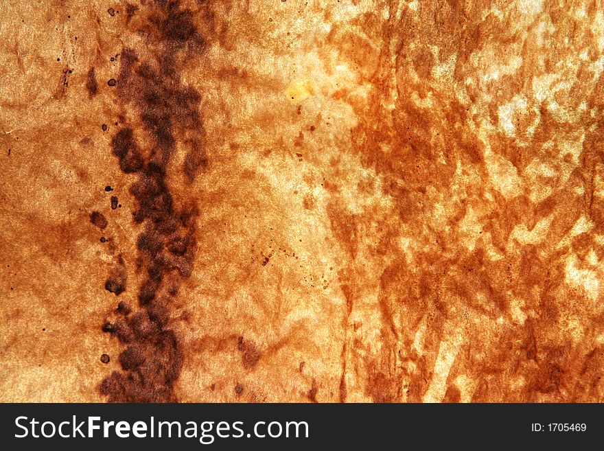 Aged paper with burn marks