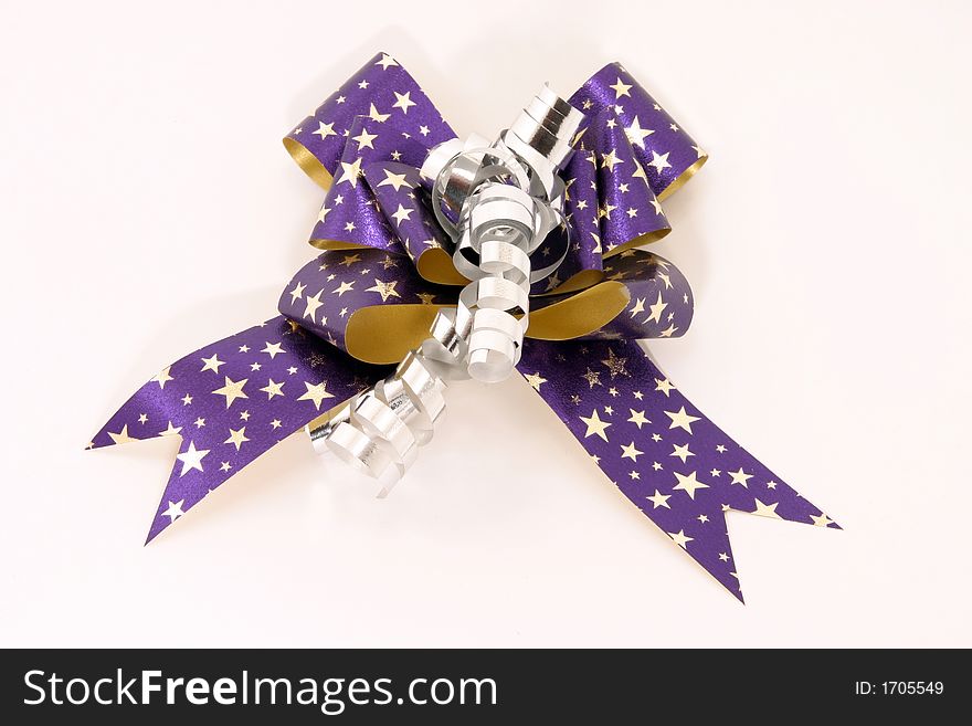 Seasonal bow isolated front view