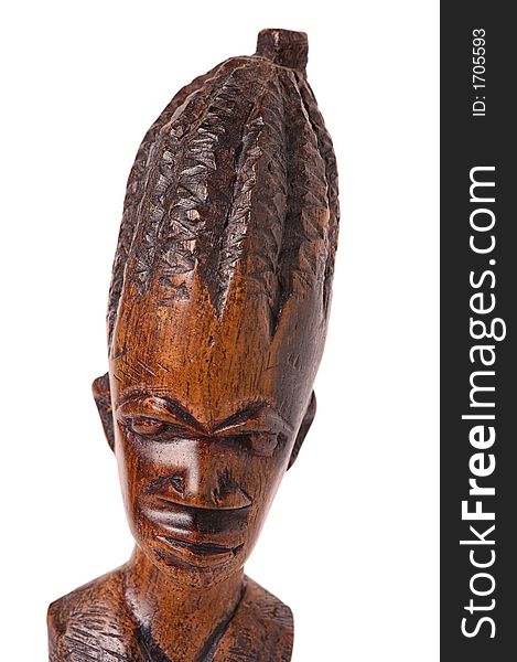 Photo of handmade figure (Africa, wood). Photo of handmade figure (Africa, wood)