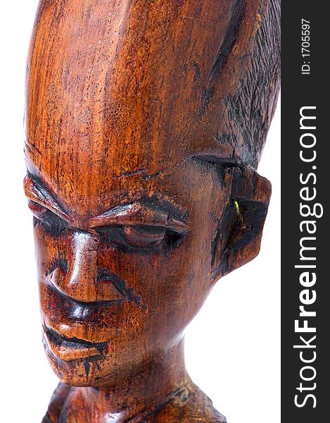 Photo of handmade figure (Africa, wood). Photo of handmade figure (Africa, wood)