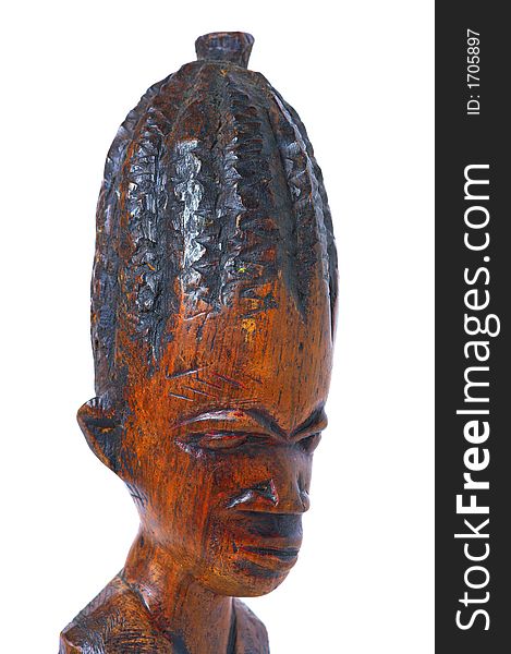 Photo of handmade figure (Africa, wood). Photo of handmade figure (Africa, wood)