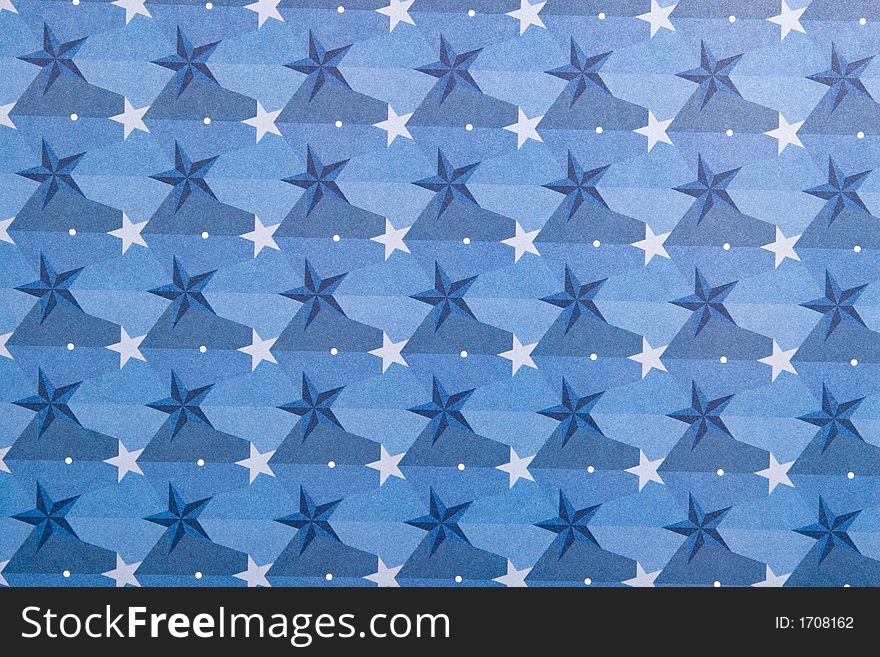 Stars in Blue Background