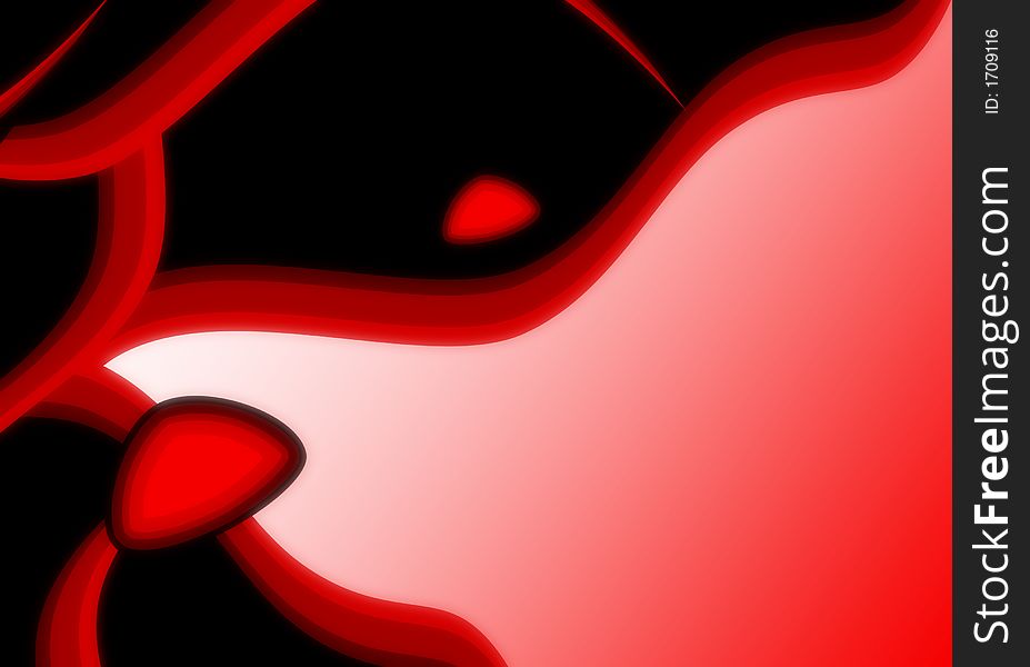 Red abstraction for design works