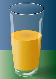 Glass Of Mango Juice Stock Image Glass Of Mango Juice Stock Image