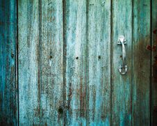 Old Door Handle With An Old Door Stock Photo Old Door Handle With An Old Door Stock Photo