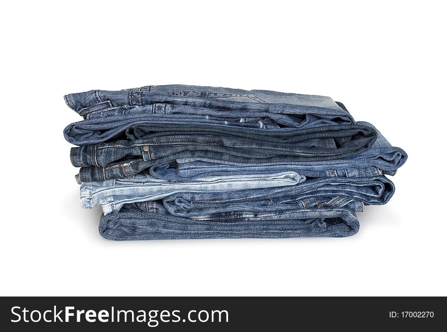 Stack of jeans