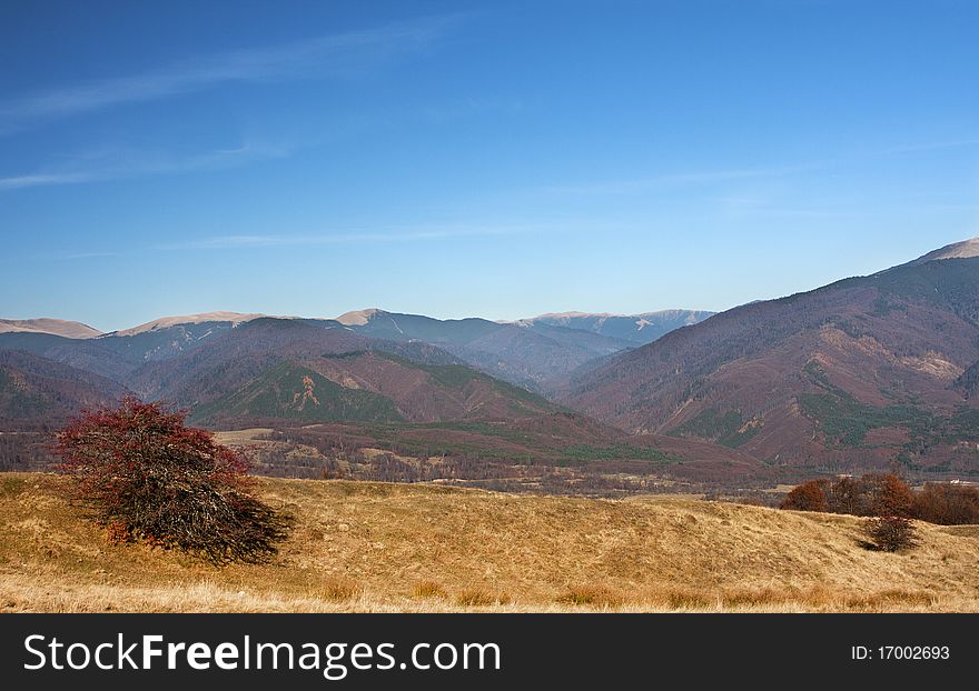 Fagaras mountains, photo taken in Romania