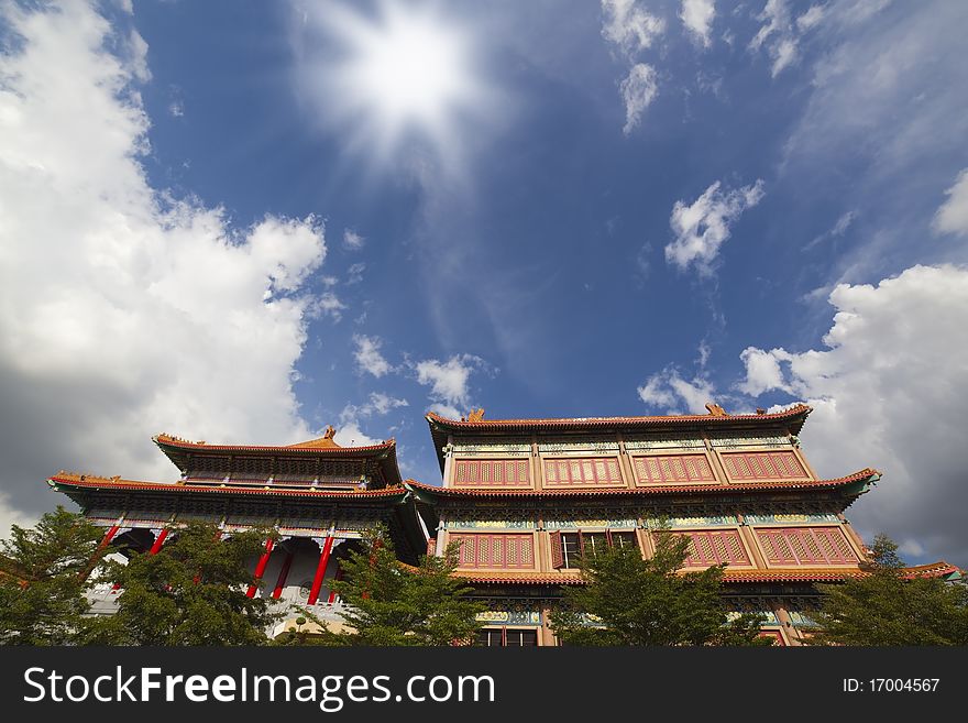 Dragon temple,Chinese temple in Thailand