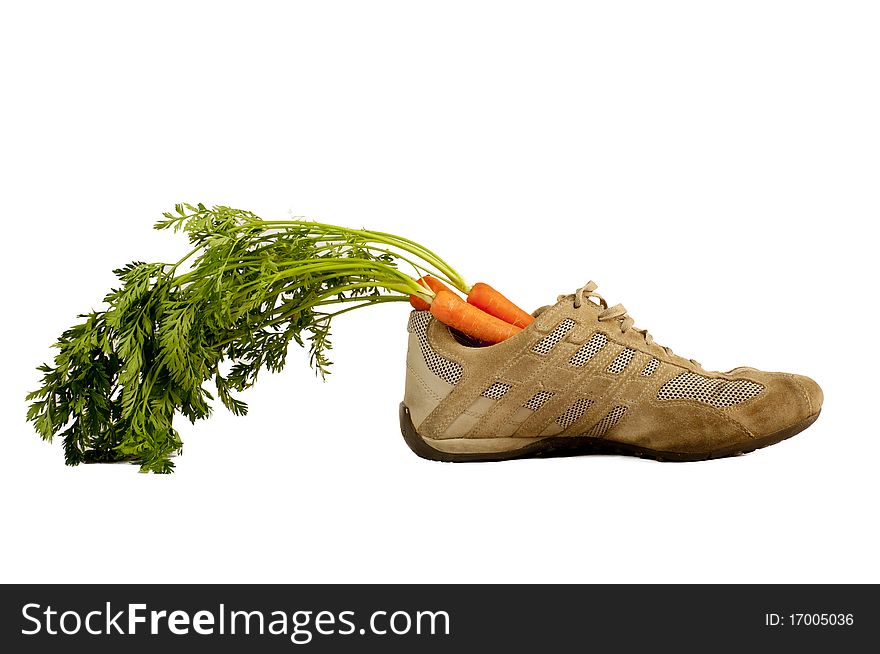 Shoe With Carrots