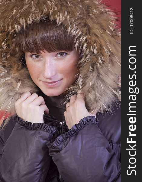 Woman In Fur Hood