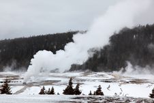 Hot Geysers In Yellowstone NP Stock Photography Hot Geysers In Yellowstone NP Stock Photography
