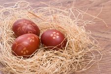 Hand Painted Easter Eggs Royalty Free Stock Images Hand Painted Easter Eggs Royalty Free Stock Images