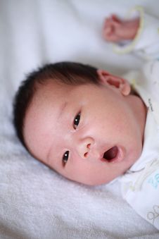 New Born Baby Boy Royalty Free Stock Image