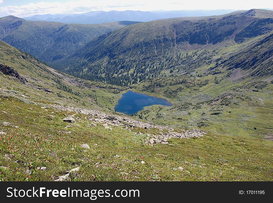 Heart Lake In The Mountains