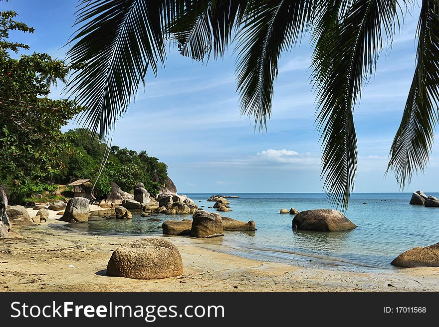 Tropical Lamai Beach, Thailand