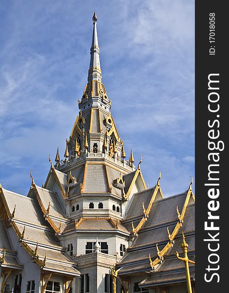 Wat Sothorn, famous temple in Thailand. Wat Sothorn, famous temple in Thailand