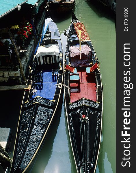 Two Gondolas In Venice