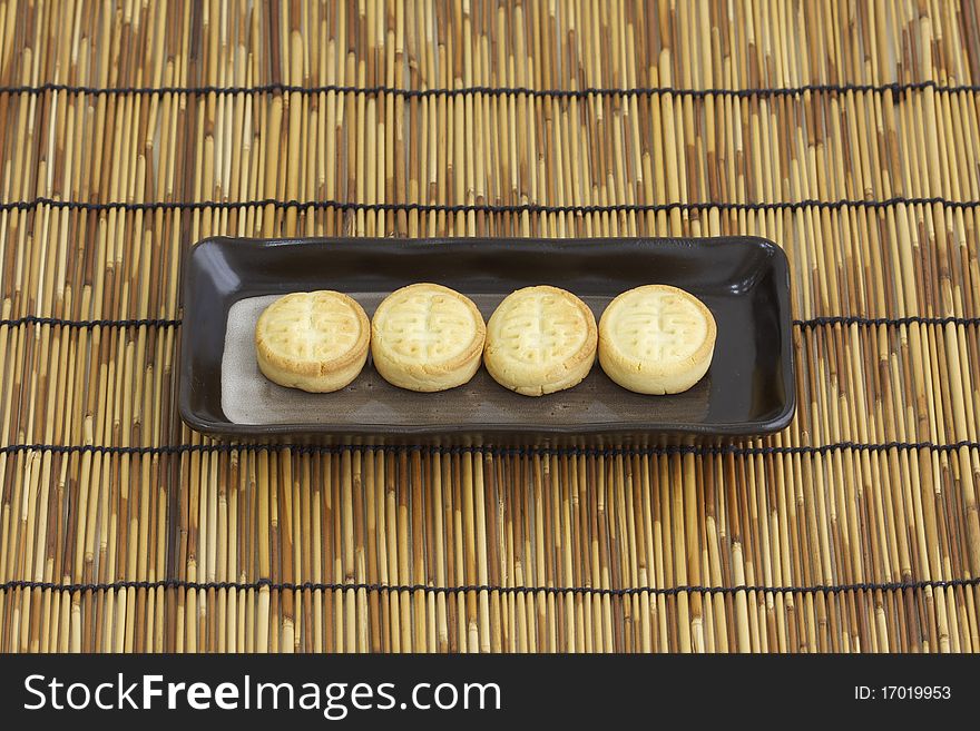 Chinese cake for afternoon tea time. Chinese cake for afternoon tea time