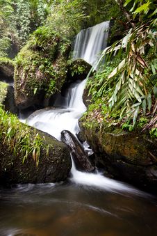 Peaceful Waterfall Royalty Free Stock Photo Peaceful Waterfall Royalty Free Stock Photo