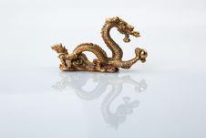 Golden Dragon Stock Image