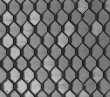 Hexagonal Grey Tiles Stock Images