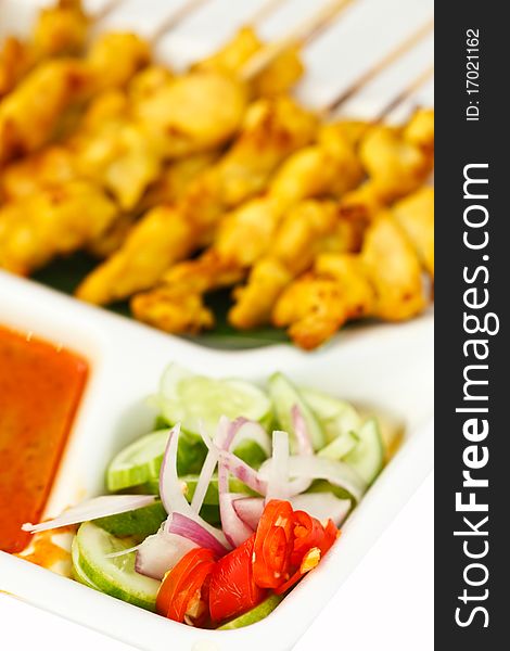 Satay, one of most famous Thai food