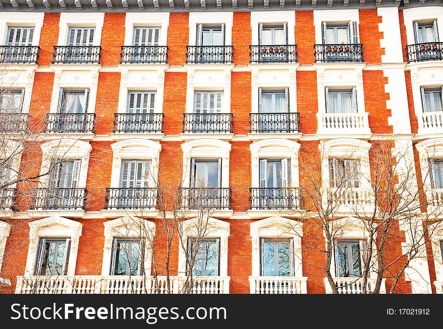 Nice windows in Spain, Madrid.