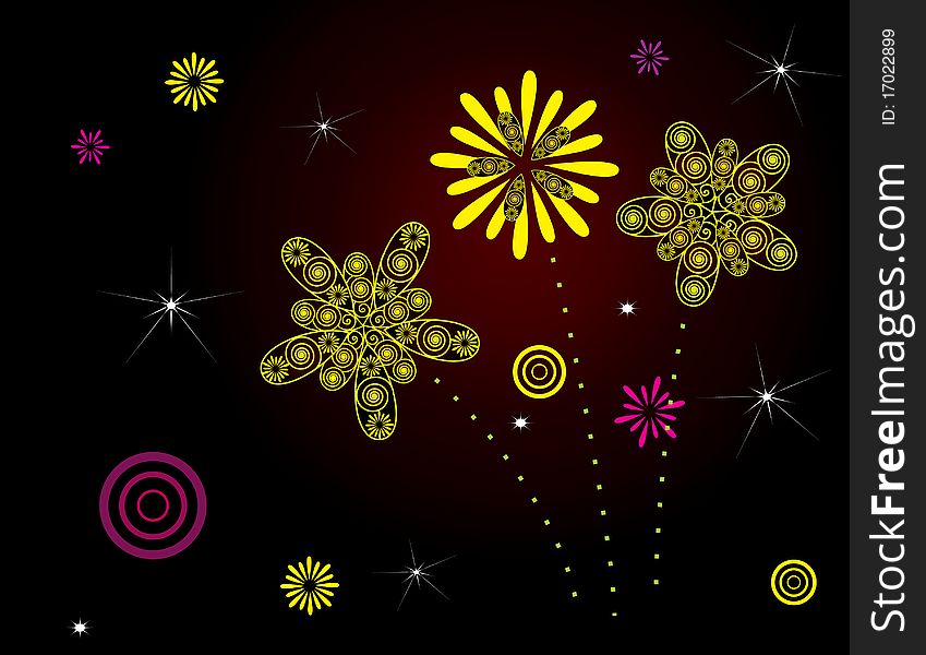 Beautiful firework, celebrating new year. Beautiful firework, celebrating new year