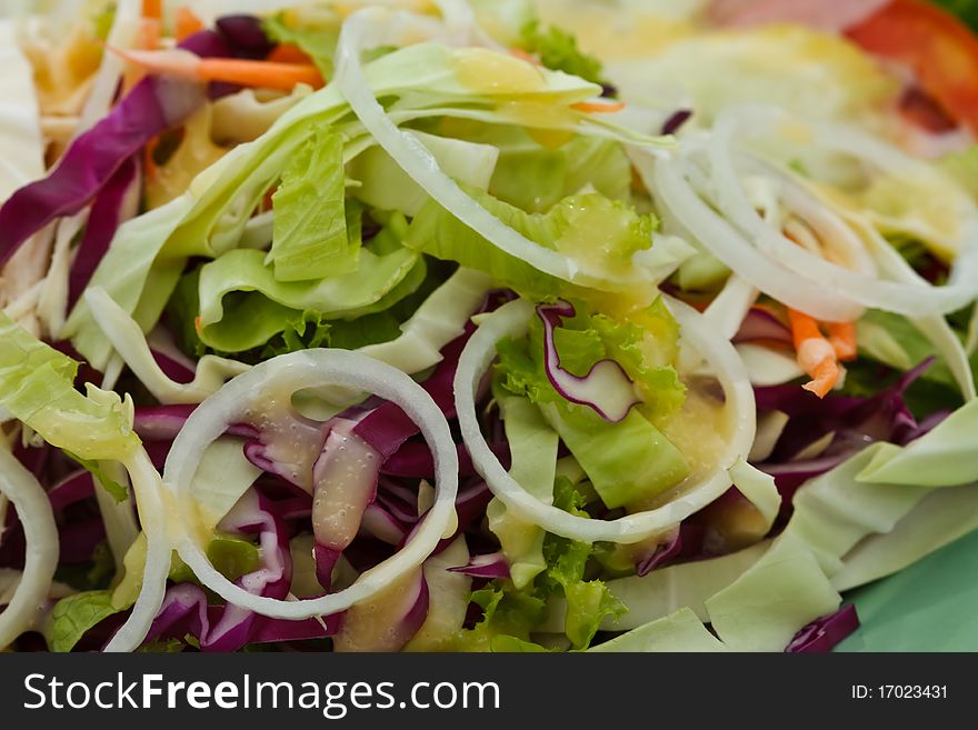 Colorful Vegetables Salad