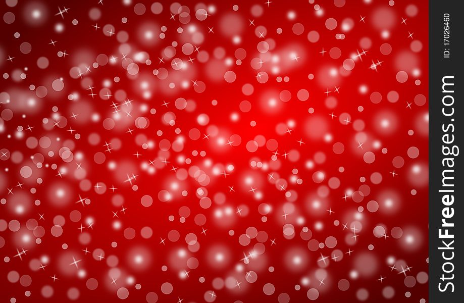 Christmas background with snow flakes