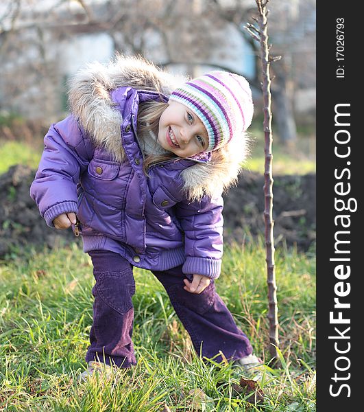 Beautiful Little Girl Laughing