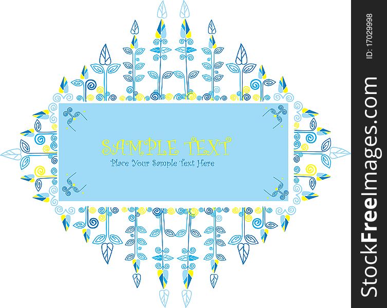 Floral Card design and banner