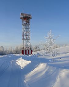 Gantry Tower Royalty Free Stock Images