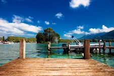 Landscape Of A Mountain Lake Royalty Free Stock Photography Landscape Of A Mountain Lake Royalty Free Stock Photography