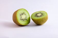 Kiwi Fruit Isolated On White Stock Photography Kiwi Fruit Isolated On White Stock Photography