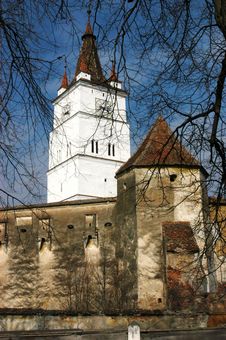 Fortified Church Of Harman, Transylvania, Romania Royalty Free Stock Photos Fortified Church Of Harman, Transylvania, Romania Royalty Free Stock Photos
