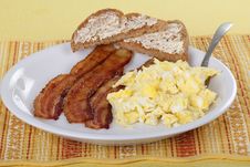 Bacon And Egg Brealfast Stock Photo Bacon And Egg Brealfast Stock Photo