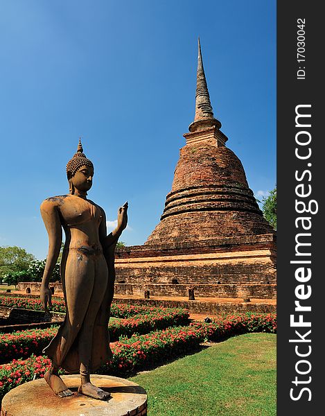 Buddha Statue In Sukhothai