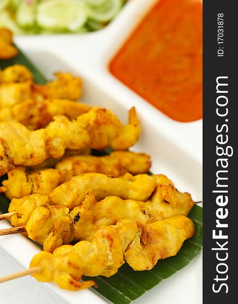 Famous Thai-Chinese style food, grilled ckicken. Famous Thai-Chinese style food, grilled ckicken