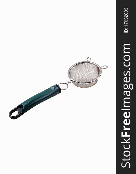 Small kitchen sieve.