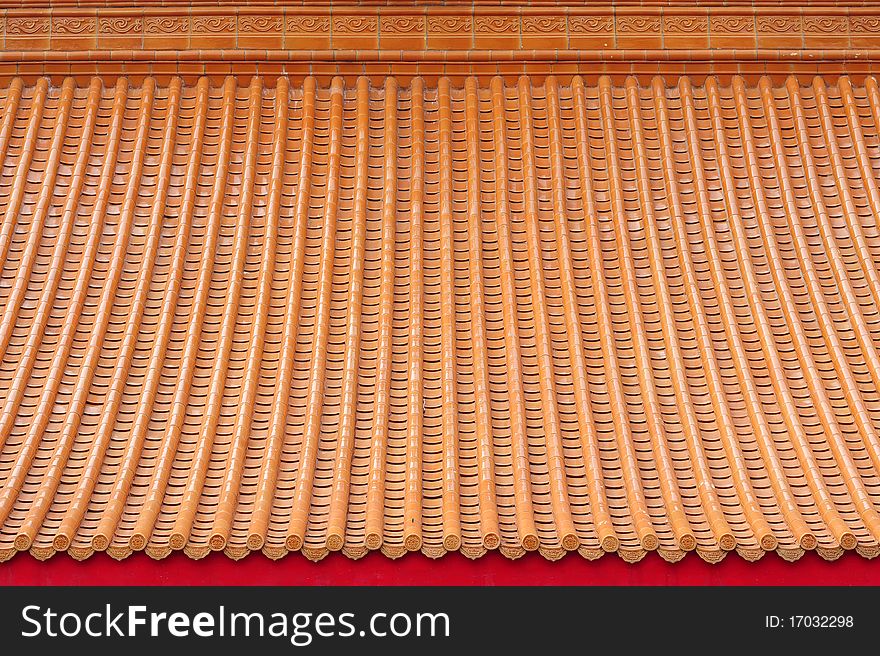 Roof Of Chinese Temple