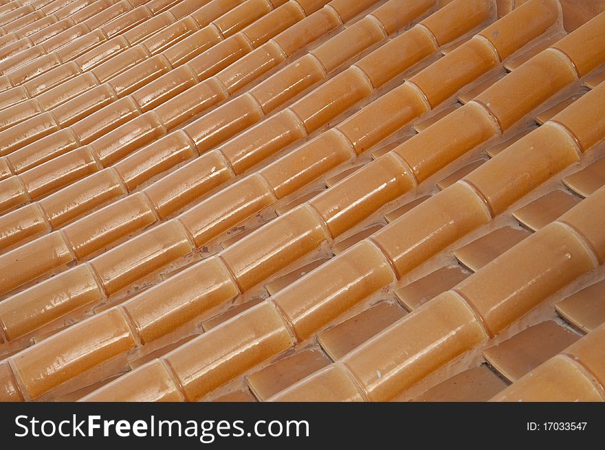 Texture Tile Roof Chinese Style