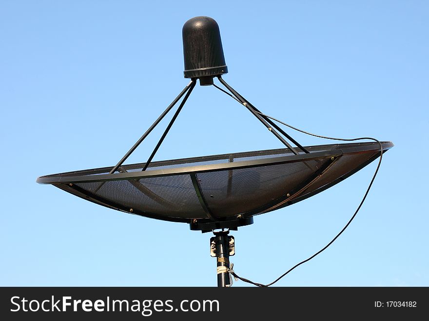 Parabolic satellite dish