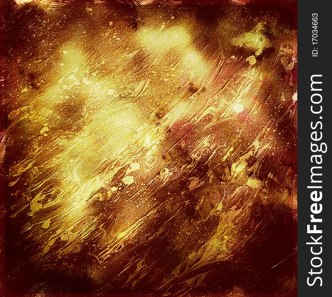 Grunge gold and brown effects for your background. Grunge gold and brown effects for your background