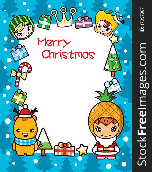 Christmas Frame Background